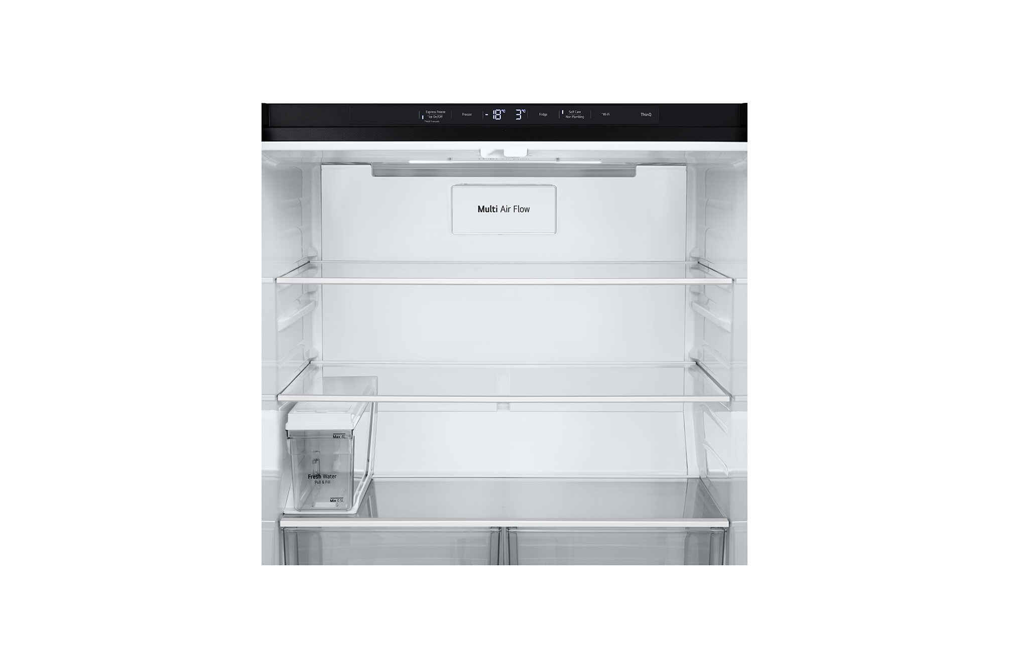 LG Gardırop Tipi No Frost Buzdolabı | Yapay Zeka Destekli | 506 Litre | Metalik Antrasit - Görsel 6