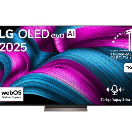 55 inç LG OLED evo AI C5E 4K 144Hz Smart TV AI Sihirli Kumanda webOS25 2025