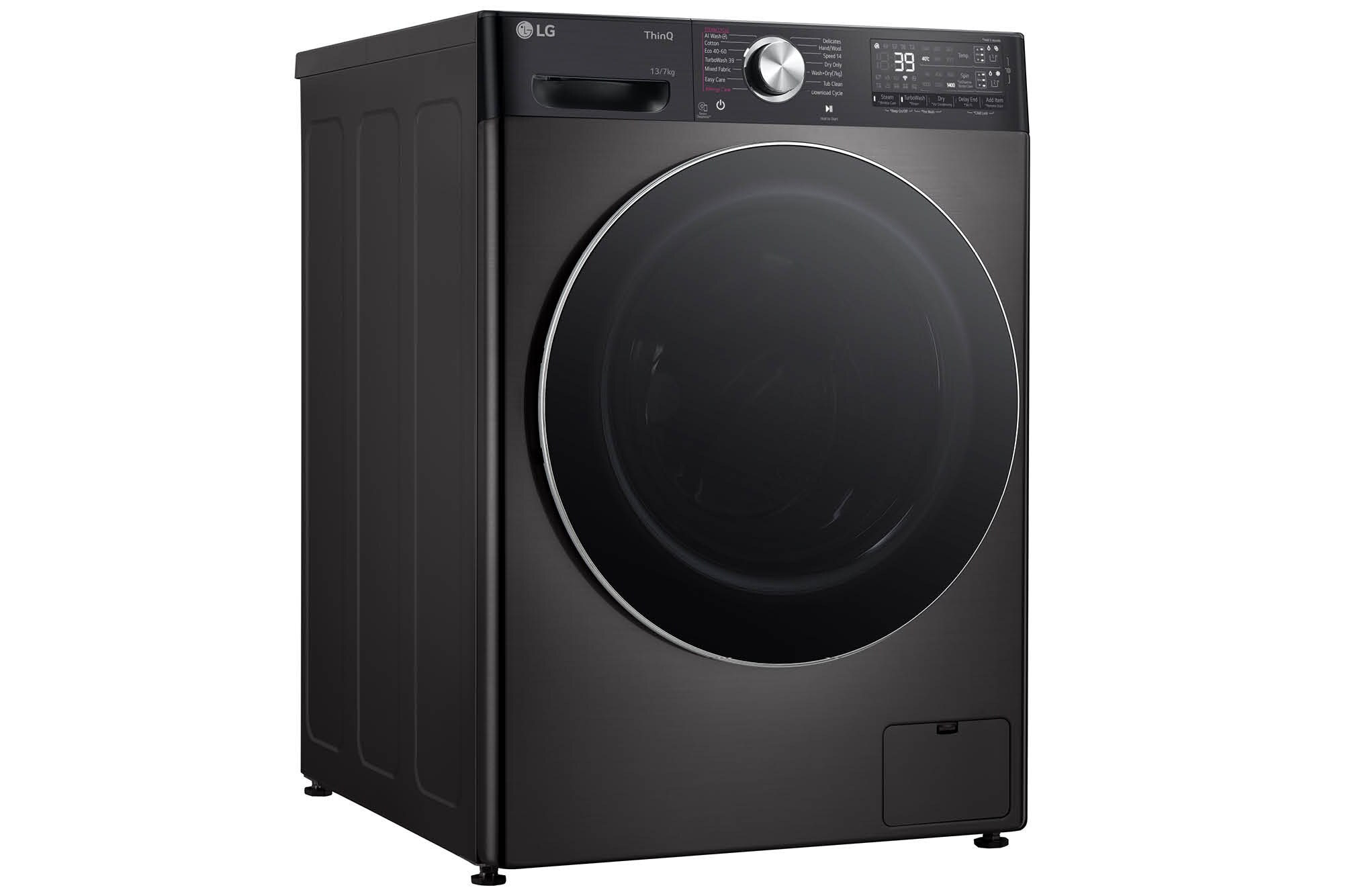 LG Kurutmalı Çamaşır Makinesi | 13 Kg Yıkama 7 Kg Kurutma Kapasitesi | Platinum Siyah Renk - Görsel 12