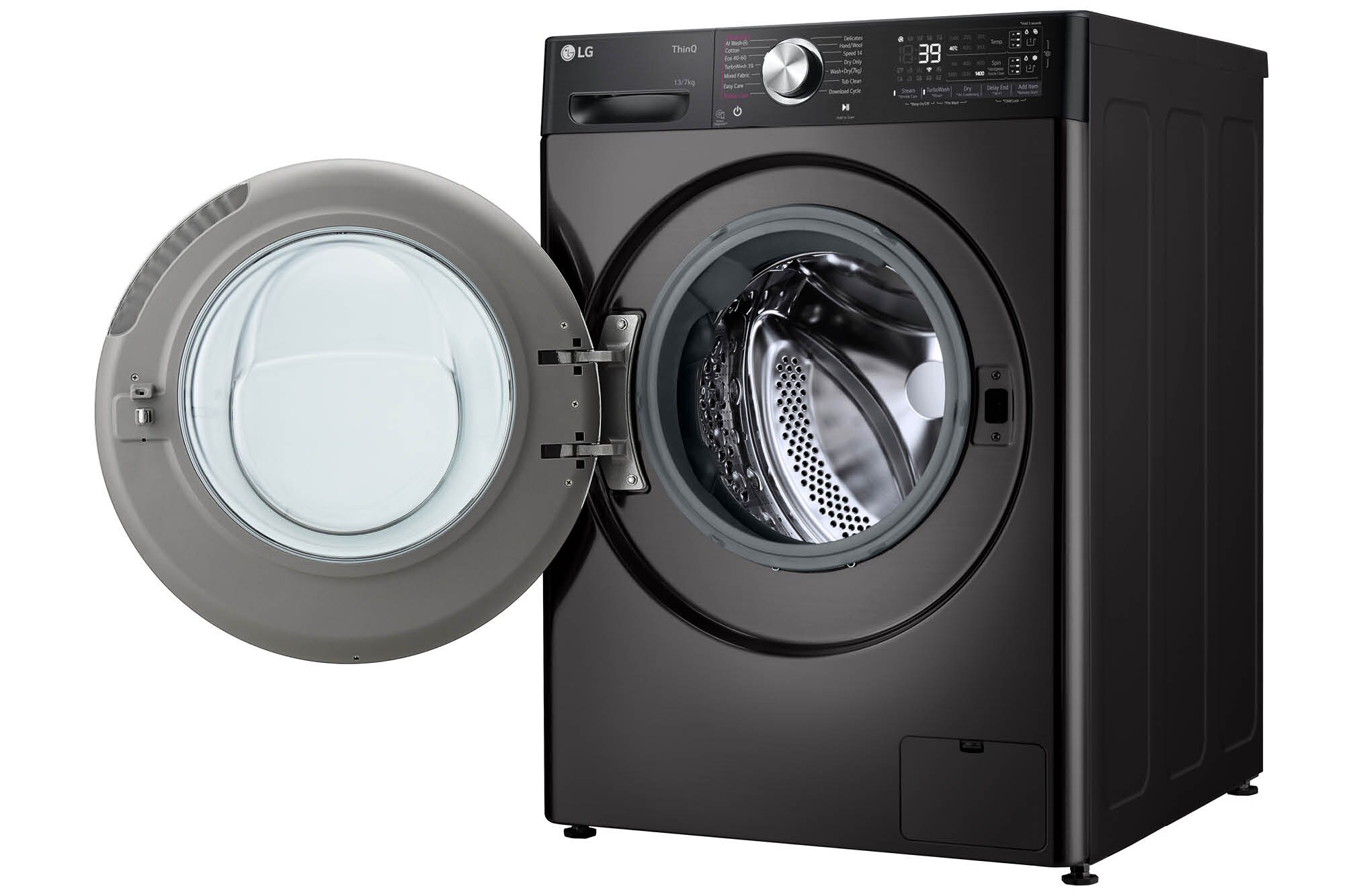 LG Kurutmalı Çamaşır Makinesi | 13 Kg Yıkama 7 Kg Kurutma Kapasitesi | Platinum Siyah Renk - Görsel 11