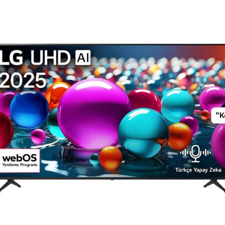 65 inç LG UHD AI UA85 4K Smart TV AI Sihirli Kumanda HDR10 webOS25 2025